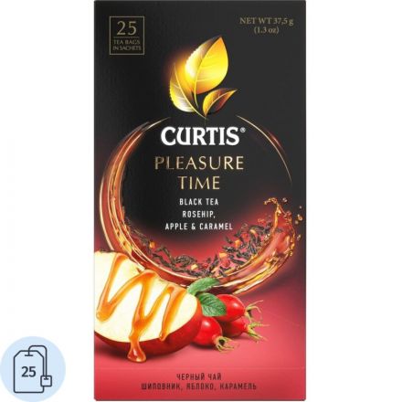 Чай Curtis Pleasure Time черный, 25сашет Чай Curtis Pleasure Time черный, 25сашет