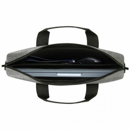 Сумка портфель HEIKKI PERSPECTIVE (ХЕЙКИ) с отделением для ноутбука 15,6", с карманом, серая, 29х40х7 см, 272595