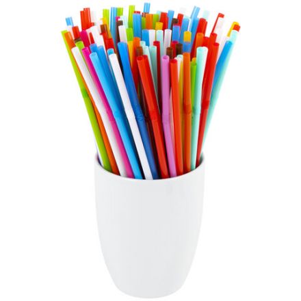 Трубочки для коктейлей гофрированные, пластиковые 5 х 210 мм, цветные КОМПЛЕКТ 250 штук, LAIMA, 608360