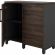 Шкаф Kobor распашной HR/2-90/40/M 900x400x850 Черный муар/Дуб чарльстон