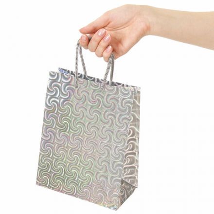 Пакет подарочный (1 штука) 18x10x23 см, ЗОЛОТАЯ СКАЗКА голография, ассорти 4 цвета, 606606 Пакет подарочный (1 штука) 18x10x23 см, ЗОЛОТАЯ СКАЗКА голография, ассорти 4 цвета, 606606