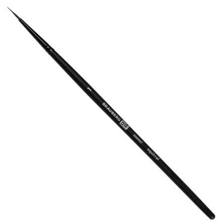 Кисть художественная проф. BRAUBERG ART CLASSIC, белка, круглая, № 1, 200907 Кисть художественная проф. BRAUBERG ART CLASSIC, белка, круглая, № 1, 200907