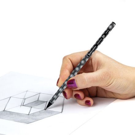 Карандаш чернографитный BRAUBERG "GRAPHIC", 1 шт., HB, корпус ассорти, 181763 Карандаш чернографитный BRAUBERG "GRAPHIC", 1 шт., HB, корпус ассорти, 181763