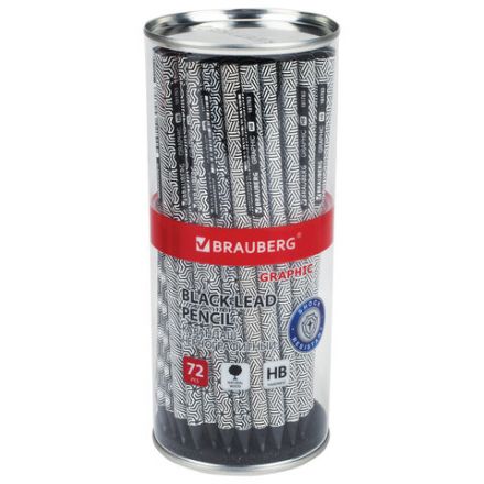Карандаш чернографитный BRAUBERG "GRAPHIC", 1 шт., HB, корпус ассорти, 181763 Карандаш чернографитный BRAUBERG "GRAPHIC", 1 шт., HB, корпус ассорти, 181763