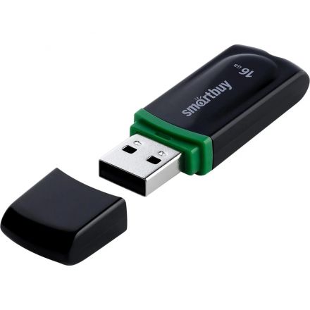 Флеш-память Smartbuy UFD 2.0 16GB Paean Black (SB16GBPN-K)