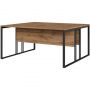 Рабочая станция Easy Loft 241S006 Ш1580 2раб.места дуб натур
