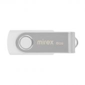 Флеш-память Mirex USB SWIVEL WHITE 8Gb (13600-FMUSWT08 )