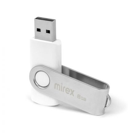Флеш-память Mirex USB SWIVEL WHITE 8Gb (13600-FMUSWT08 ) Флеш-память Mirex USB SWIVEL WHITE 8Gb (13600-FMUSWT08 )
