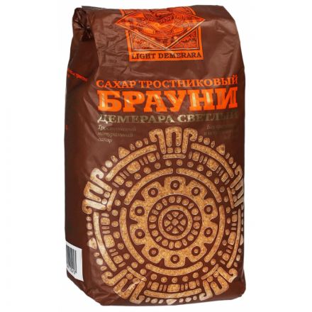 Сахарный песок Брауни Light Demerara коричневый светлый тростниковый 900г Сахарный песок Брауни Light Demerara коричневый светлый тростниковый 900г