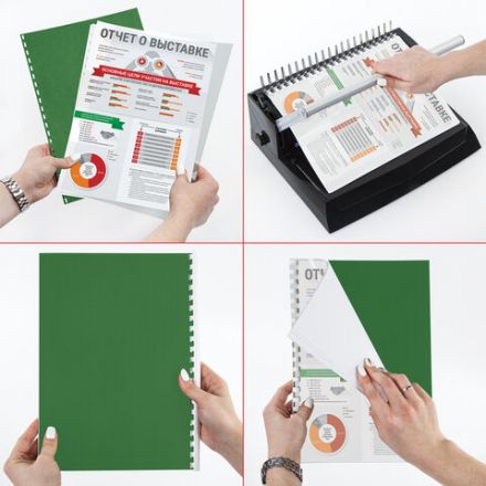 Обложки картонные для переплета, А4, КОМПЛЕКТ 100 шт., тиснение под кожу, 230 г/м2, зеленые, BRAUBERG, 530949 Обложки картонные для переплета, А4, КОМПЛЕКТ 100 шт., тиснение под кожу, 230 г/м2, зеленые, BRAUBERG, 530949