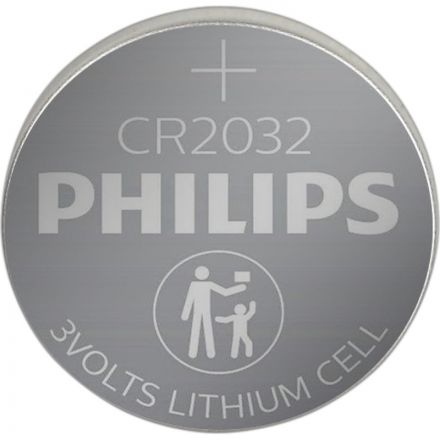 Батарейка Philips CR2032-2BL/CR2032P2/51 литиевые 2шт/уп Батарейка Philips CR2032-2BL/CR2032P2/51 литиевые 2шт/уп