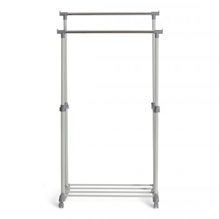 Вешалка JET металл, пластик, 86*44*166 см, темно-серый/светло-серый/хром Вешалка JET металл, пластик, 86*44*166 см, темно-серый/светло-серый/хром