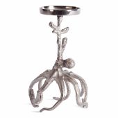 Подсвечник Secret De Maison OCTOPUS2 ( mod. 3933 ) алюминиевый сплав, 17x16,5x25,5 см, никель/nickel antique