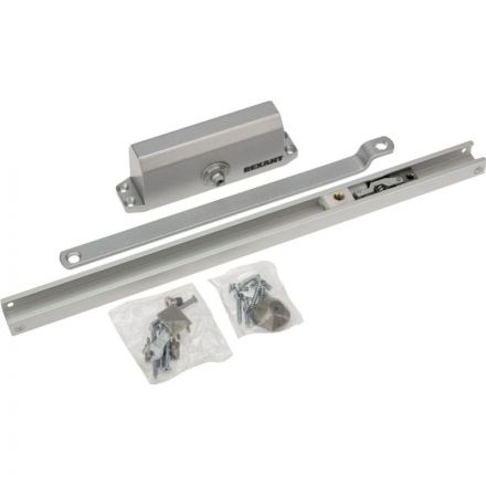 Доводчик дверной Rexant со скользящей тягой на дверь весом до 65 кг Доводчик дверной Rexant со скользящей тягой на дверь весом до 65 кг