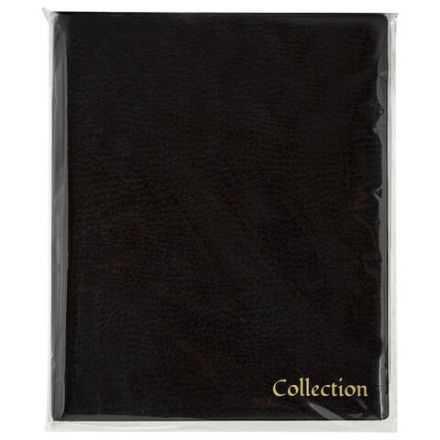 Альбом нумизмата без листов "OPTIMA", 230х270 мм, на кольцах, ПВХ, черный, STAFF, 238076