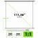 Экран Cactus WallExpert CS-PSWE-200x200-WT, 200x200 см, 1:1, настенно-потолочный, белый