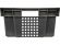 Ящик 600х400х200 1,5кг. дно сплошное, стенки перфорированные  чёрный