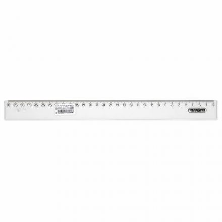 Линейка пластиковая 30 см, ПИФАГОР, прозрачная, бесцветная, 210611 Линейка пластиковая 30 см, ПИФАГОР, прозрачная, бесцветная, 210611