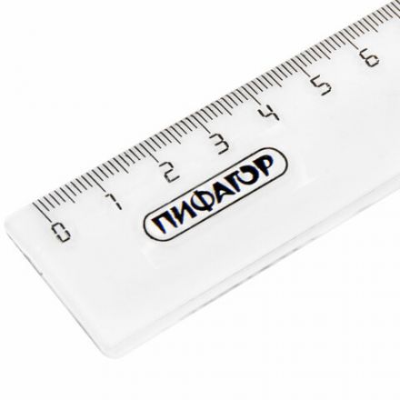 Линейка пластиковая 30 см, ПИФАГОР, прозрачная, бесцветная, 210611 Линейка пластиковая 30 см, ПИФАГОР, прозрачная, бесцветная, 210611
