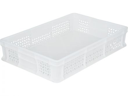 Ящик 600х400х120 мороз. перфорированный, без ручек натуральный Ящик 600х400х120 мороз. перфорированный, без ручек натуральный