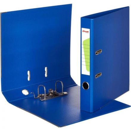 Папка-регистратор Комус Стандарт 50мм синяя, ПБП2, карм.кор., мет.уг Папка-регистратор Комус Стандарт 50мм синяя, ПБП2, карм.кор., мет.уг