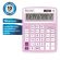 Калькулятор настольный BRAUBERG EXTRA PASTEL-12-PR (206x155 мм), 12 разрядов, двойное питание, СИРЕНЕВЫЙ, 250489