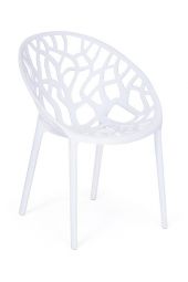 Стул Tetchair BUSH (mod. 017), пластик, 60*58,5*80см, белый Стул Tetchair BUSH (mod. 017), пластик, 60*58,5*80см, белый