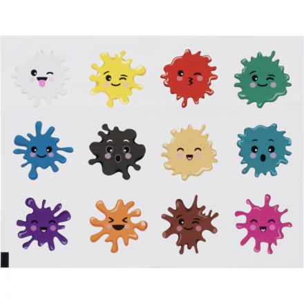 Гуашь Гамма Мультики 12 цветов по 20 мл Гуашь Гамма Мультики 12 цветов по 20 мл