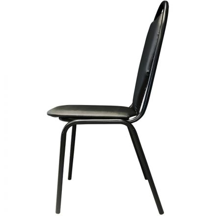 Стул FA_SEVEN/Стандарт+ карк. черный к/з черный PV-1