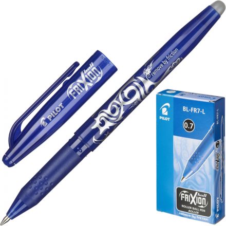 Ручка гелевая со стираемыми чернилами Pilot BL-FR7 Frixion синяя (толщина линии 0.35 мм) Ручка гелевая со стираемыми чернилами Pilot BL-FR7 Frixion синяя (толщина линии 0.35 мм)