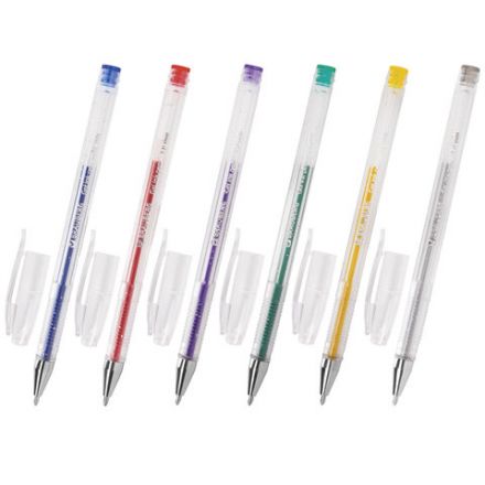 Ручки гелевые BRAUBERG "Jet", НАБОР 6 ЦВЕТОВ, БЛЕСТКИ, узел 1 мм, линия письма 0,8 мм, 141030 Ручки гелевые BRAUBERG "Jet", НАБОР 6 ЦВЕТОВ, БЛЕСТКИ, узел 1 мм, линия письма 0,8 мм, 141030