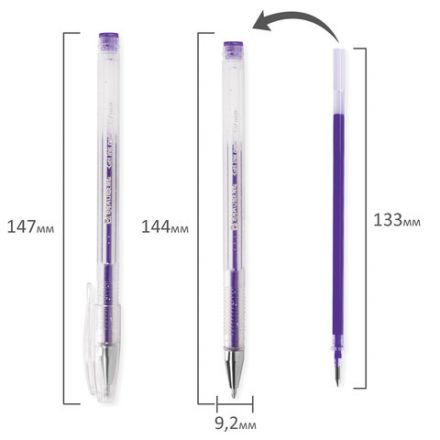 Ручки гелевые BRAUBERG "Jet", НАБОР 6 ЦВЕТОВ, БЛЕСТКИ, узел 1 мм, линия письма 0,8 мм, 141030 Ручки гелевые BRAUBERG "Jet", НАБОР 6 ЦВЕТОВ, БЛЕСТКИ, узел 1 мм, линия письма 0,8 мм, 141030