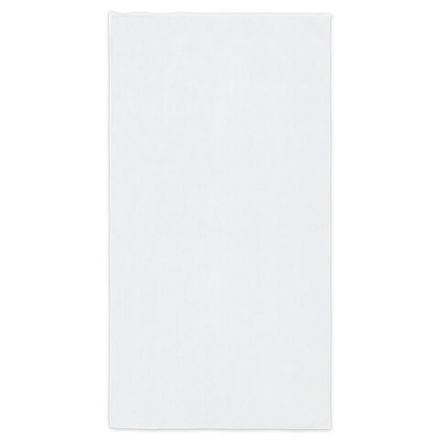 Салфетка из МИКРОФИБРЫ 50х100 см, WHITE ULTRA DENSE OVERLOCK, белая, 280 г/м2, LAIMA HOME, 608226