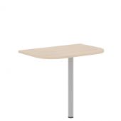 Приставка с опорой XKD 906.1 Бук Тиара/Алюминий 900х600х750 Приставка с опорой XKD 906.1 Бук Тиара/Алюминий 900х600х750