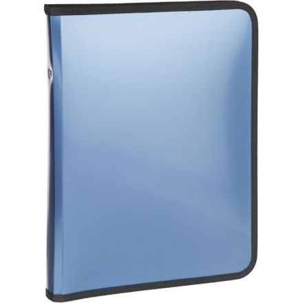 Папка-конверт на молнии с 3-х сторон Attache Metallics, А4, 700мкм,синий Папка-конверт на молнии с 3-х сторон Attache Metallics, А4, 700мкм,синий