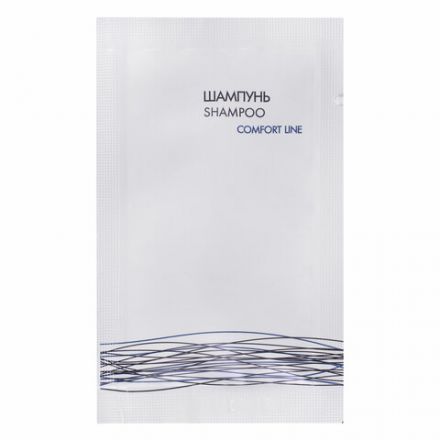Шампунь одноразовый 10 мл, КОМПЛЕКТ 500 шт., COMFORT LINE, саше, флоупак, 2000413
