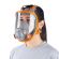 Маска полнолицевая Jeta Safety 5950, силикон, ударопрочный поликарбонат, защитная пленка, без фильтров, размер М, 5950-M Маска полнолицевая Jeta Safety 5950, силикон, ударопрочный поликарбонат, защитная пленка, без фильтров, размер М, 5950-M