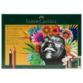Набор художественных изделий Faber-Castell "Polychromos & Pitt Graphite Matt ", 50 предметов,  студийная коробка