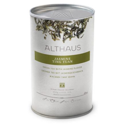 Чай листовой ALTHAUS "Jasmine Ting Yuan" зеленый 250 г, ГЕРМАНИЯ, TALTHL-L00116
