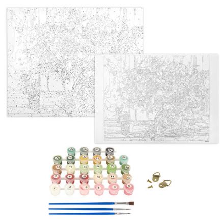 Картина по номерам 40х50 см, ОСТРОВ СОКРОВИЩ "Пионы", на подрамнике, акрил, кисти, 662898 Картина по номерам 40х50 см, ОСТРОВ СОКРОВИЩ "Пионы", на подрамнике, акрил, кисти, 662898