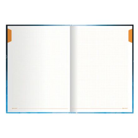 Блокнот БОЛЬШОЙ ФОРМАТ (215х295 мм) А4, 128 л., твердый, клетка, блок 4 цвета, BRAUBERG, "Бизнес", 111593