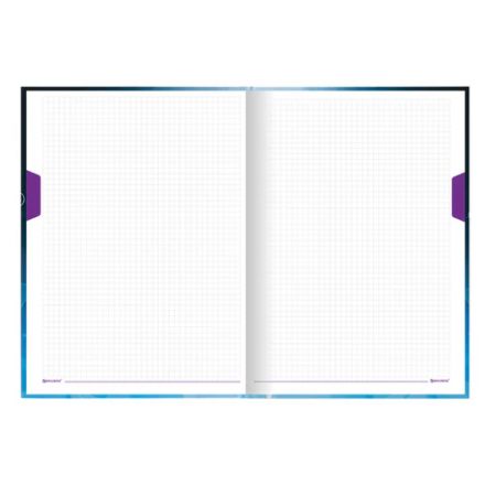 Блокнот БОЛЬШОЙ ФОРМАТ (215х295 мм) А4, 128 л., твердый, клетка, блок 4 цвета, BRAUBERG, "Бизнес", 111593