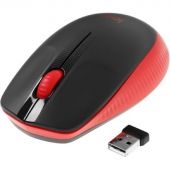 Мышь компьютерная Logitech M190, опт,беспров, USB, крас/чер Мышь компьютерная Logitech M190, опт,беспров, USB, крас/чер