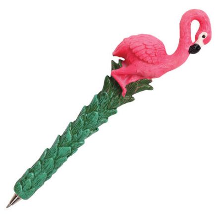 Ручка фигурная "ФЛАМИНГО", СИНЯЯ, 4 дизайна ассорти, линия письма 0,5 мм, дисплей, BRAUBERG, 142760 Ручка фигурная "ФЛАМИНГО", СИНЯЯ, 4 дизайна ассорти, линия письма 0,5 мм, дисплей, BRAUBERG, 142760