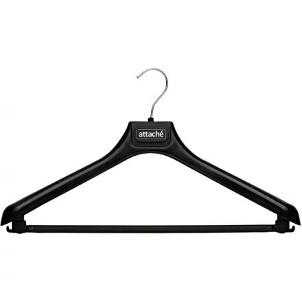 Вешалка-плечики VP_ для легк.одежды Attache,С044, пласт, чер, р.48-50 Вешалка-плечики VP_ для легк.одежды Attache,С044, пласт, чер, р.48-50