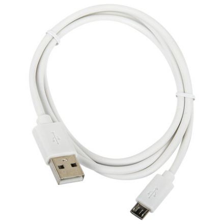 Кабель USB2.0 – micro USB, 1 м, SONNEN, медь, для передачи данных и зарядки, белый, 513557 Кабель USB2.0 – micro USB, 1 м, SONNEN, медь, для передачи данных и зарядки, белый, 513557