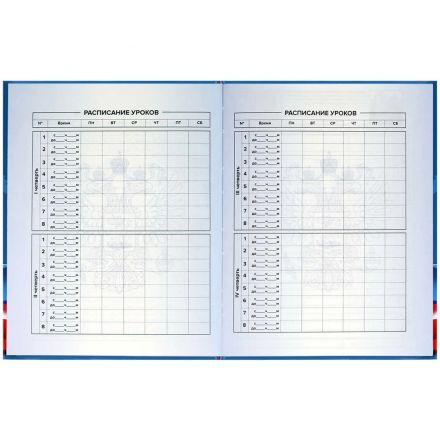 Дневник школьника СИМВОЛИКА ФЛАГ 7БЦ,А5+,48л,глянц. 69753