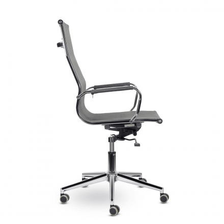 Кресло СН-300 Кайман В soft хром Ср TF72 (темно-серый) Кресло СН-300 Кайман В soft хром Ср TF72 (темно-серый)
