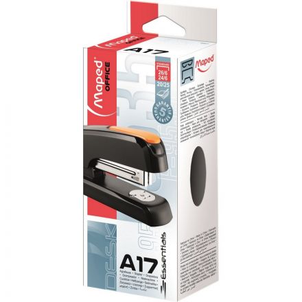 Степлер Essentials настольный до 25 листов черный