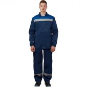 Костюм рабочий летний муж. л16-КБР с СОП син/вас (р.68-70) 170-176 Костюм рабочий летний муж. л16-КБР с СОП син/вас (р.68-70) 170-176